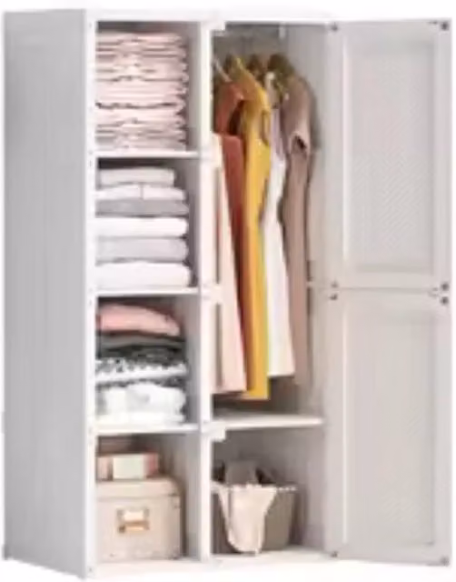 Organizzatore per abiti - Armadio - Organizzatori per camera da letto - Bianco