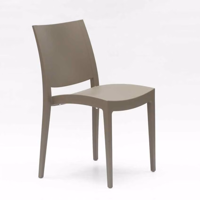 Sedia in polipropilene per cucina, bar e ristorante Grand Soleil Trieste - Beige