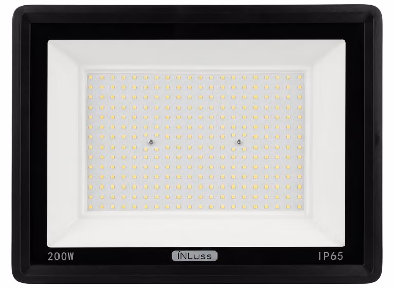 Faretto LED da esterno, 200 W, luce bianca fredda, grado di protezione IP65, 20.000 lumen, senza sfarfallio