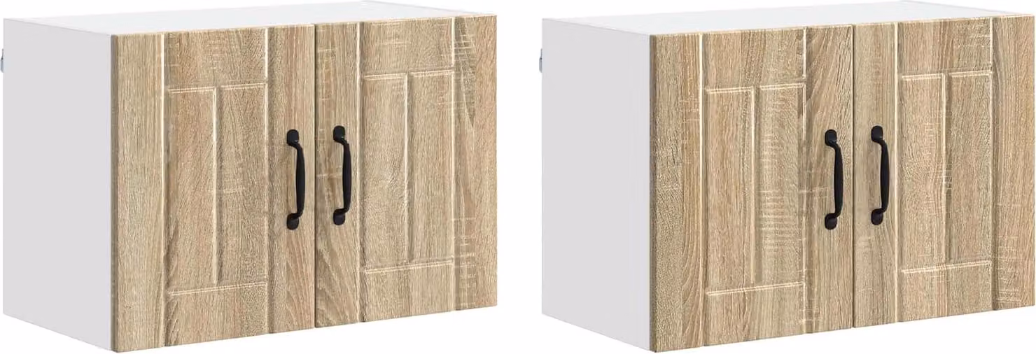 Armadietto a muro LUCCA 2 pcs Rovere Sonoma 60 x 31 x 40 cm