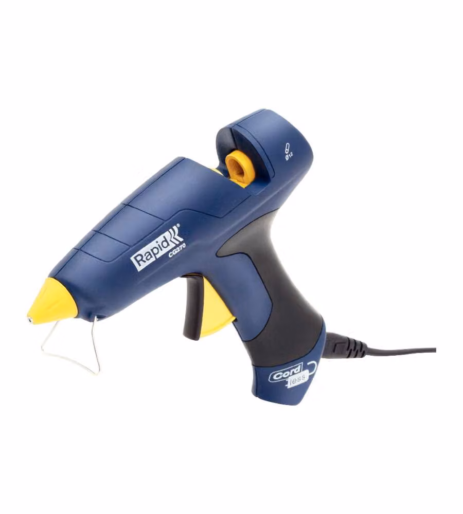 Rapid Pistola Colla a Caldo Cordless CG270 Soft-Grip - per Stick 12 mm