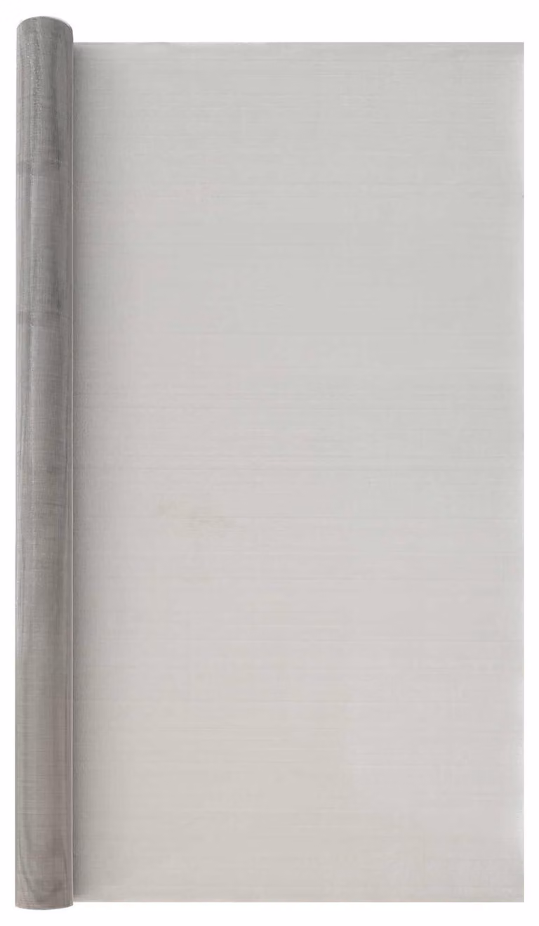 Maison Exclusive - Schermo a rete, dimensioni 120 x 500 cm, rete in acciaio inossidabile 30 mesh, finitura argento