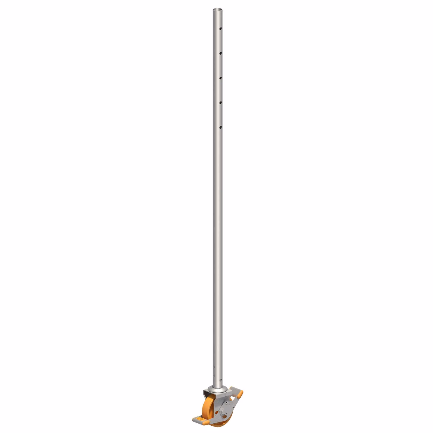 Tubo verticale Layher con rotella girevole