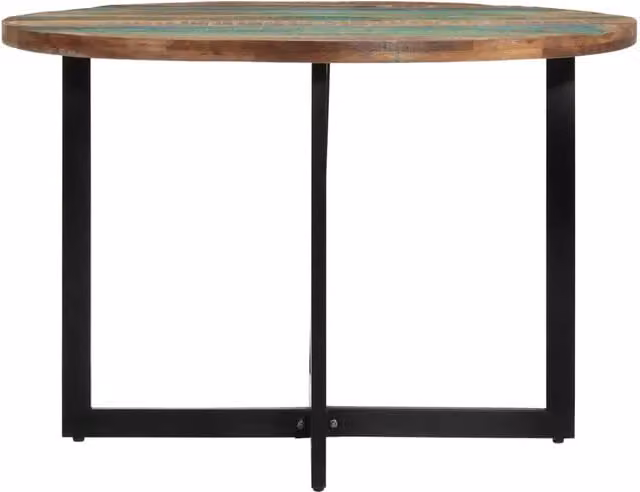 Tavolo da pranzo rettangolare vidaXL in legno multicolore con finitura opaca L: 110 cm, P: 75 cm, H: 75 cm
