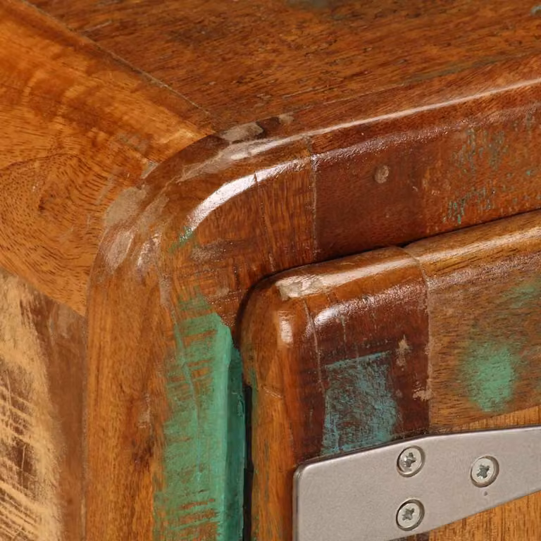Tavolino 85x55x40 cm in legno massiccio di recupero
