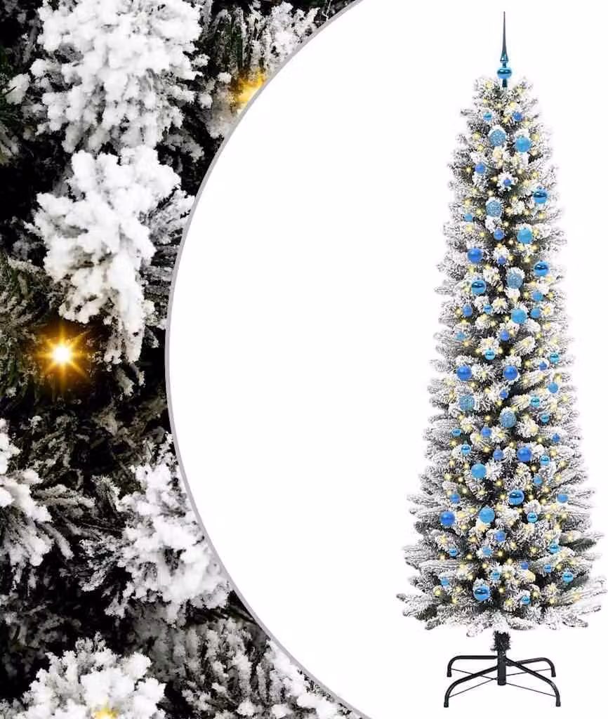 Albero di Natale artificiale con 300 LED Bianco 240 cm