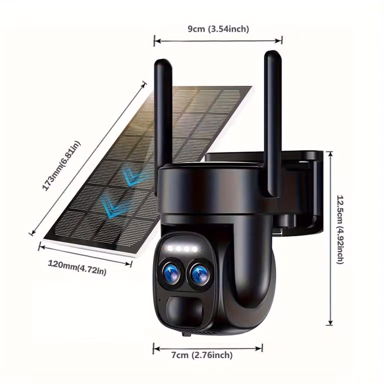 Telecamera di sicurezza wireless - Telecamera per esterni - Telecamera di sicurezza Wi-Fi - Telecamera di sorveglianza - Telecamera IP