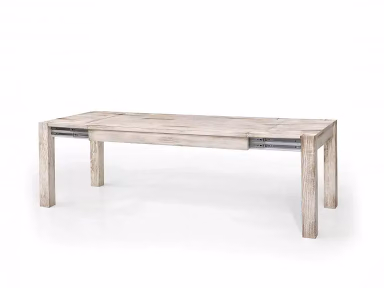 Tavolo rettangolare allungabile in legno Mobili 2G L/P/H: 160 x 80 x 77 cm