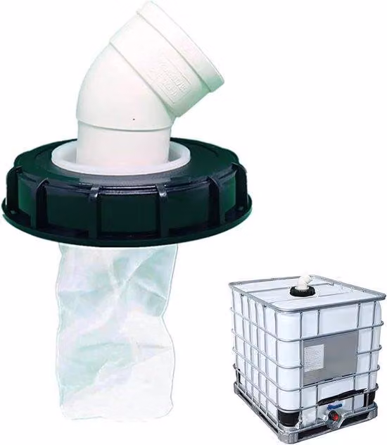 Tappo galleggiante in nylon per lo scarico del serbatoio dell'acqua piovana - Controllo della portata - 165 mm