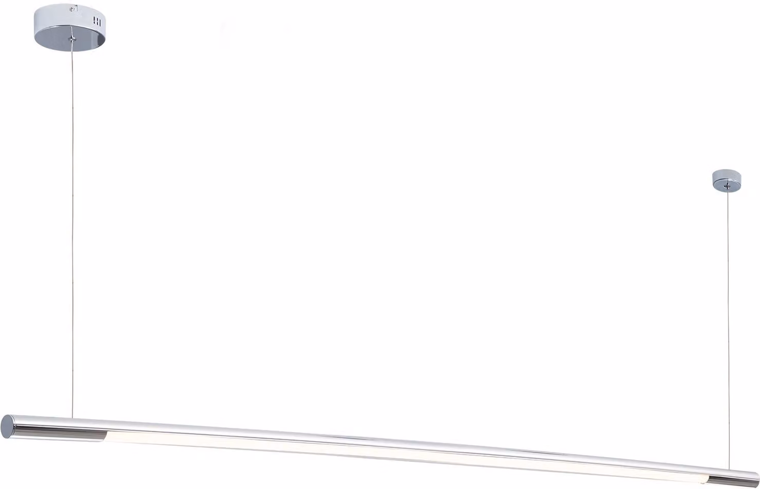 Lampadario a LED ORGANIC cromato 26 W, bianco caldo, 2210 lm, metallo, dimensioni: 140 x 150 x 2 cm, IP20, Maxlight