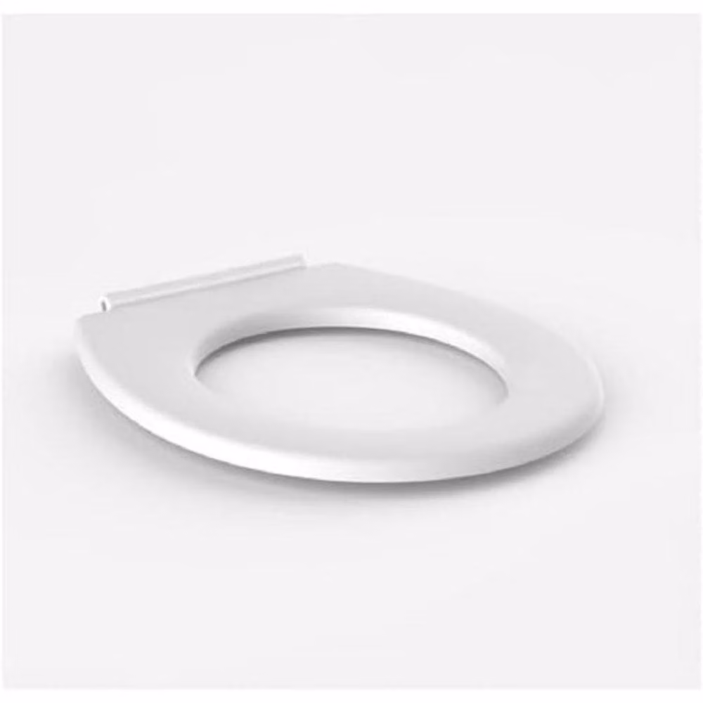 sanit 56.022.01.0000 sedile wc bianco con cerniere in acciaio cr