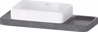 Set di consolle per lavabo Duravit Qatego 100x41x90cm, con consolle, Lavica lucido