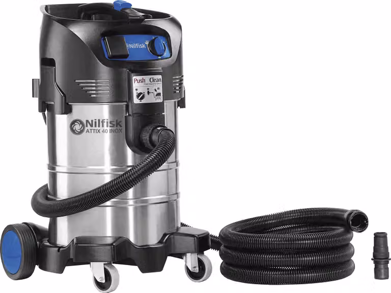 Nilfisk Nass-/Trockensauger ATTIX 40-21 PC INOX Edelstahlbehälter 37 Liter 1500W