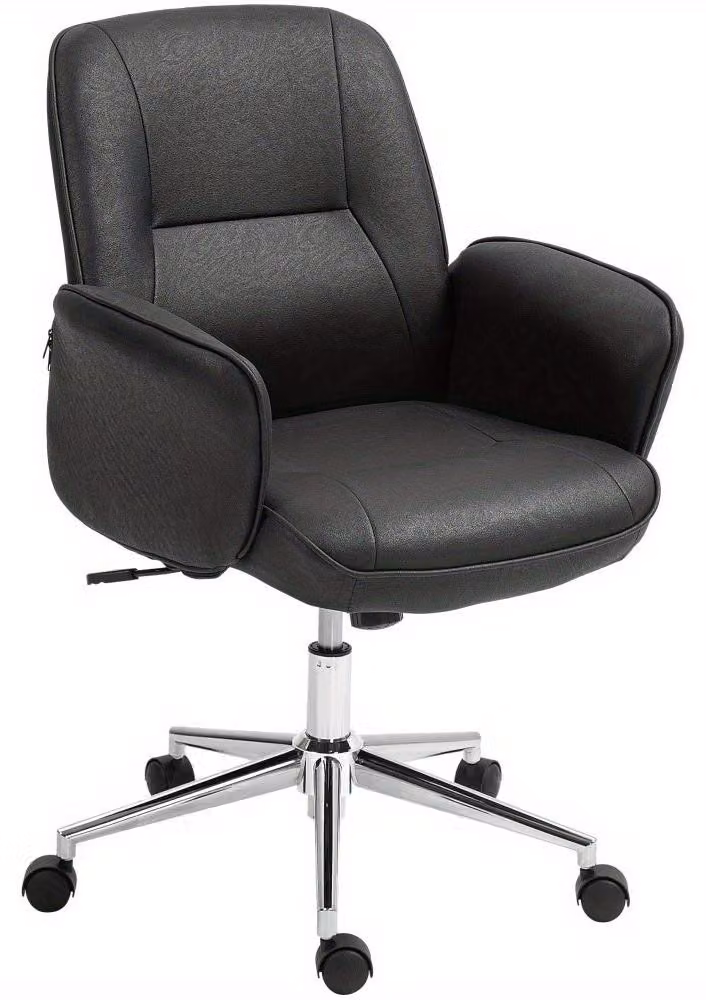 Sedia da ufficio – Sedia ergonomica per ufficio con altezza regolabile e funzione basculante