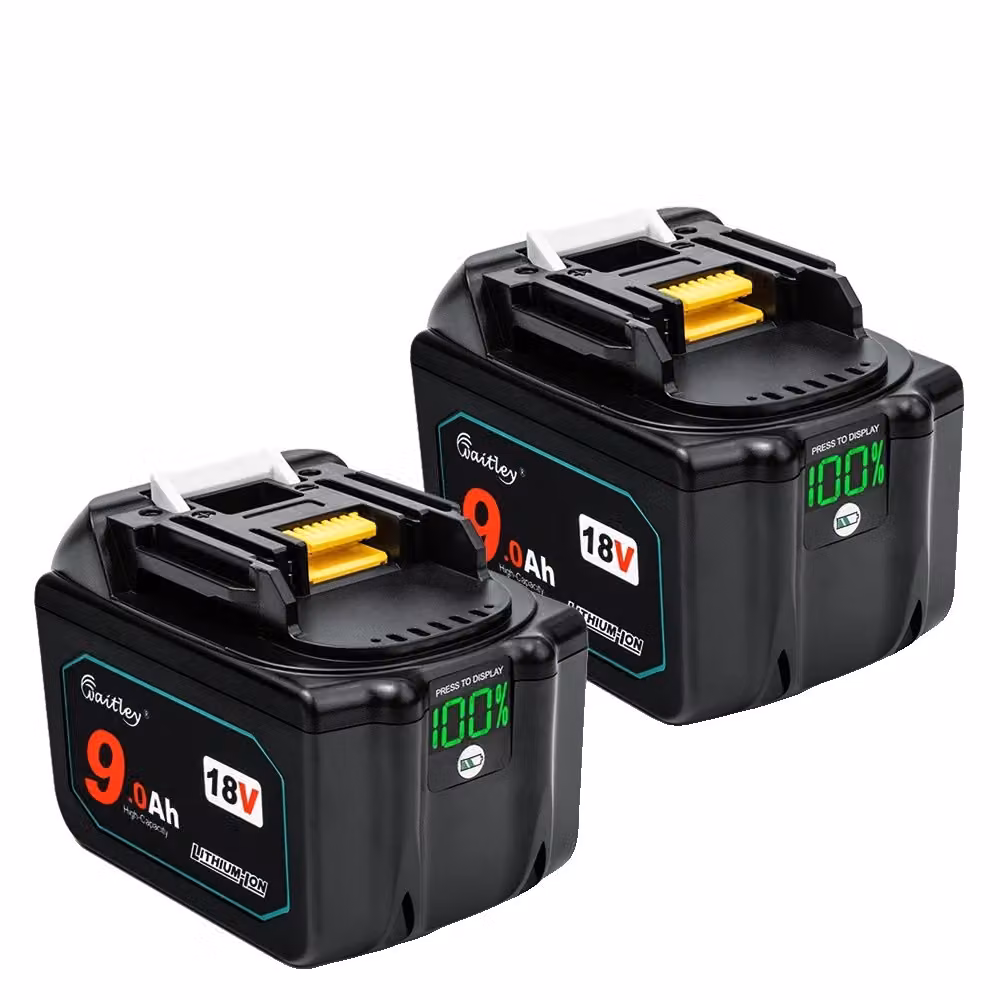 Batteria, utensili elettrici da 18 V, ricaricabile, giallo