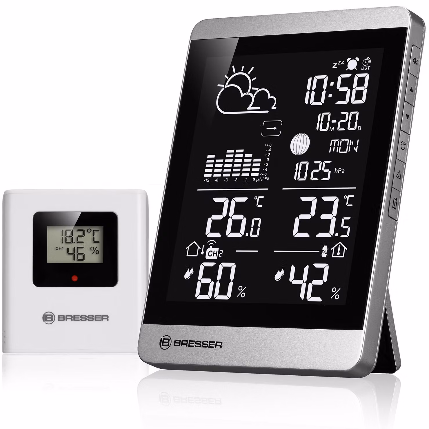 Stazione meteorologica Bresser ClimateTemp NDV NEO, wireless, con sensore esterno