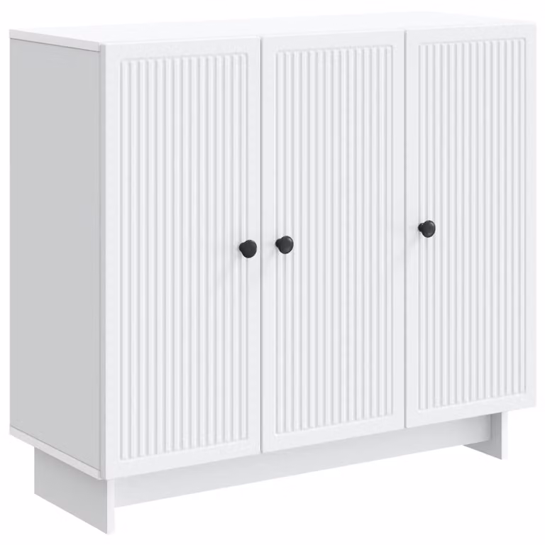 Credenza Bianco 89 x 34,5 x 80 cm Legno ingegnerizzato