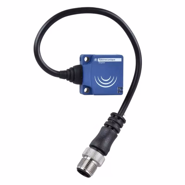 Yageo XS8-Induttore. Sensore di prossimità. 26x26x13, PBT, Stagno, 15mm, 12-24 V DC, M12, 0,15m XS8E1A1PAL01M12