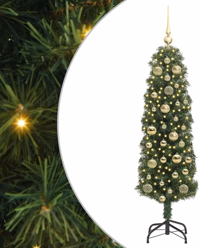 Albero di Natale artificiale con 150 LED Verde 120 cm