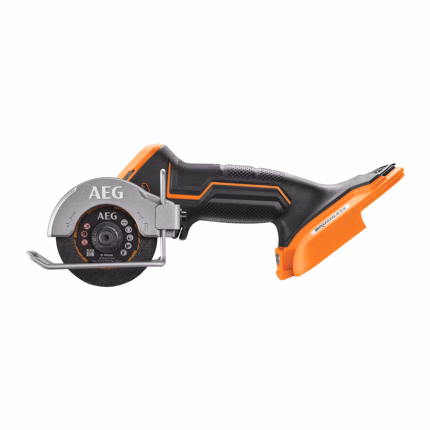 SMERIGLIATRICE SUBCOMPACT BRUSHLESS A BATTERIA 'BMMS 18SBL' AEG Ø 76 mm