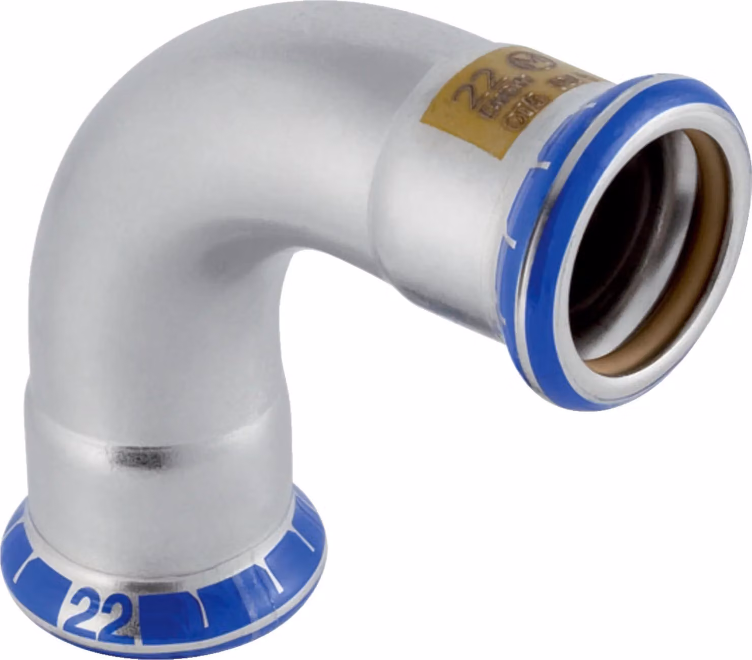 Geberit 34188 Mapress gomito in acciaio inox 90Gr d42