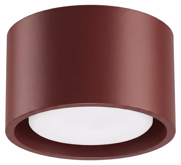 Plafon MODO 1 bordeaux Gx53 1xGx53 10W in alluminio 6x10x10 cm Sollux Lighting