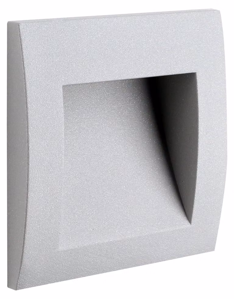 Apparecchio di illuminazione esterna a LED C4 Face - 3,3 W, luce bianco caldo, 113 lm, grado di protezione IP65, colore grigio