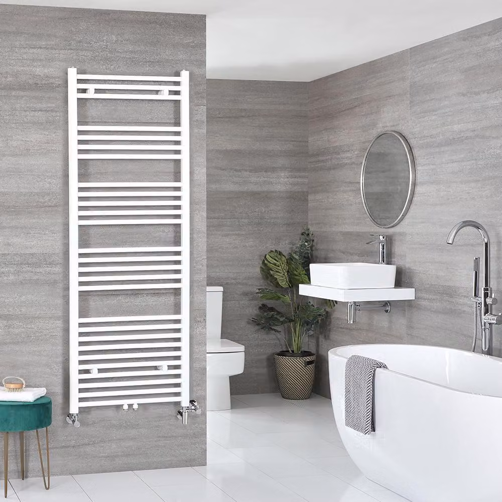 Scaldasalviette Bianco 680W Termoarredo Bagno Neva Hudson Reed