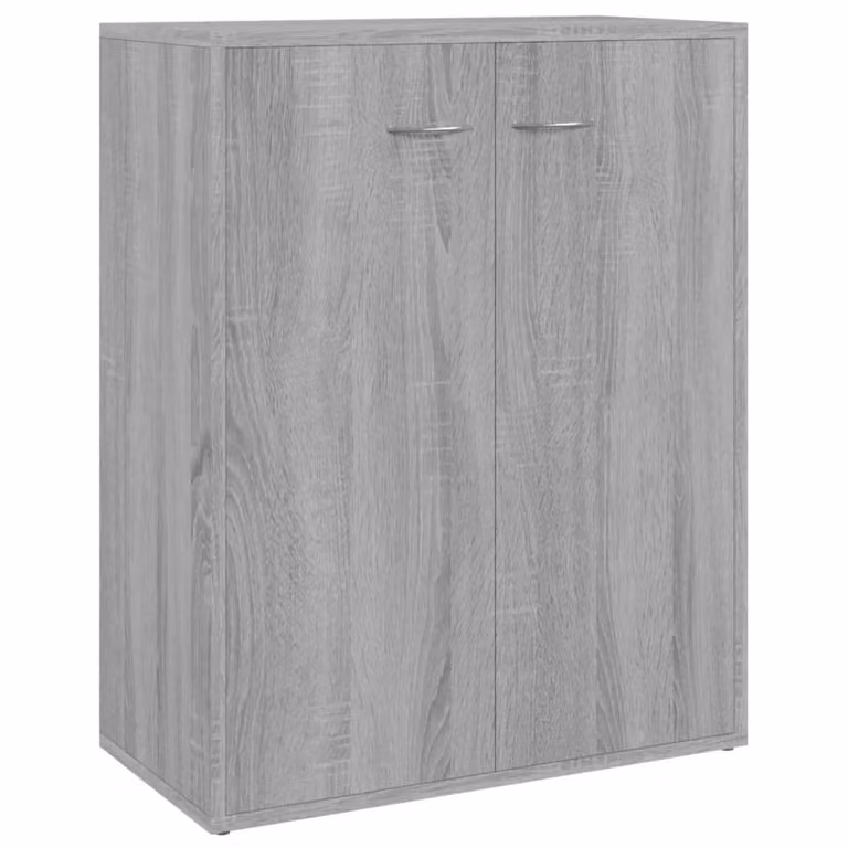 Credenza Grigio Sonoma 60x30x75 cm in Legno Multistrato