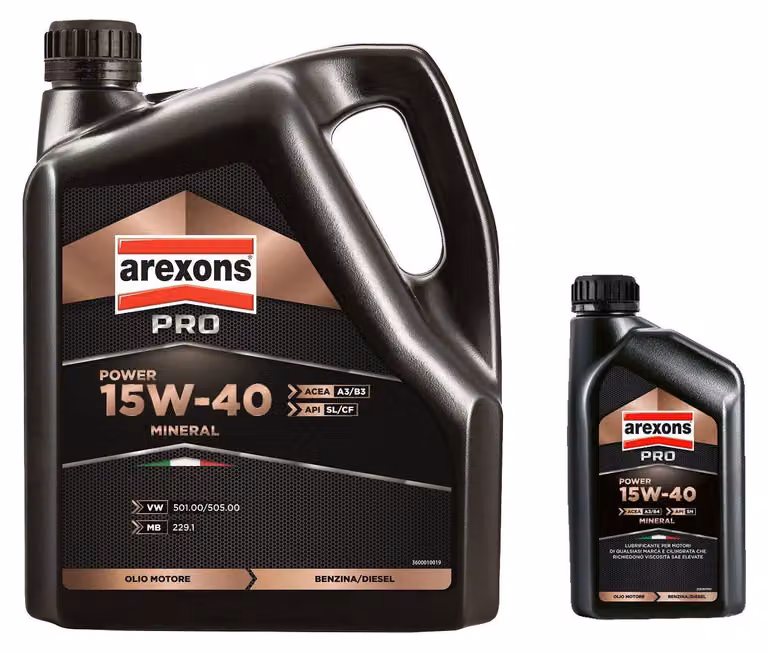 lubrificante 'power' 15w40 arexons 1 lt