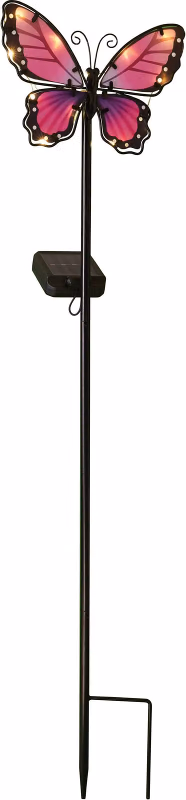 Northpoint LED bastoni solari da giardino all'aperto ecologici resistenti alle intemperie farfalla