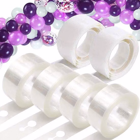 Set di nastri per palloncini, 20 m, vari colori