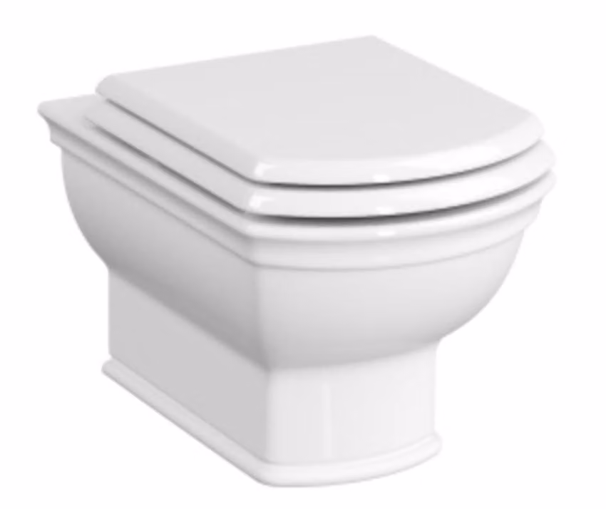 VitrA VALARTE WC sospeso Retro senza brida con sedile SoftClose, bianco