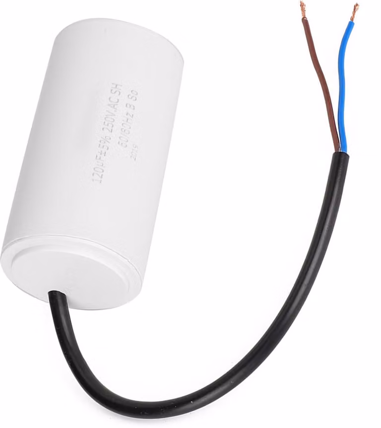 CBB60 Condensatore di marcia con cavo 250V AC 120uF 50/60Hz per motore compressore d'aria