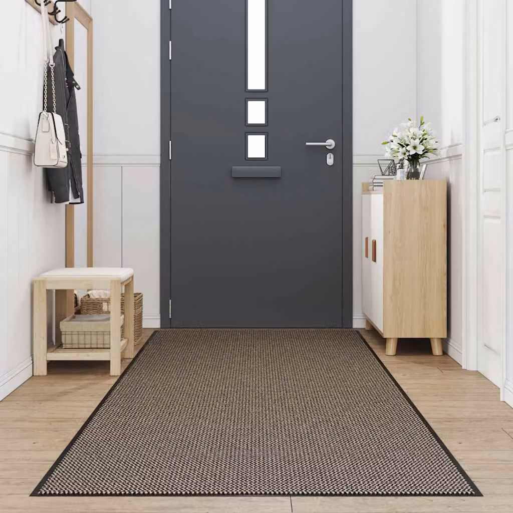 vidaXL Zerbino Marrone 115x500 cm