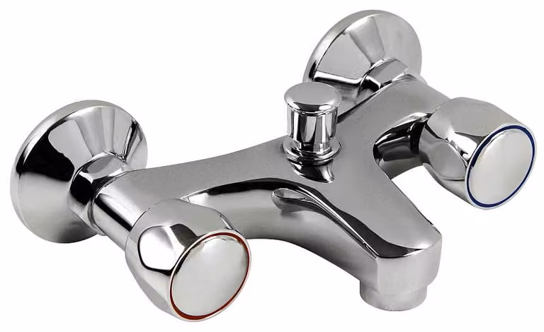 Miscelatore per vasca da bagno, 100 mm, valvola in Vetroceramica, cromo BALLETTO