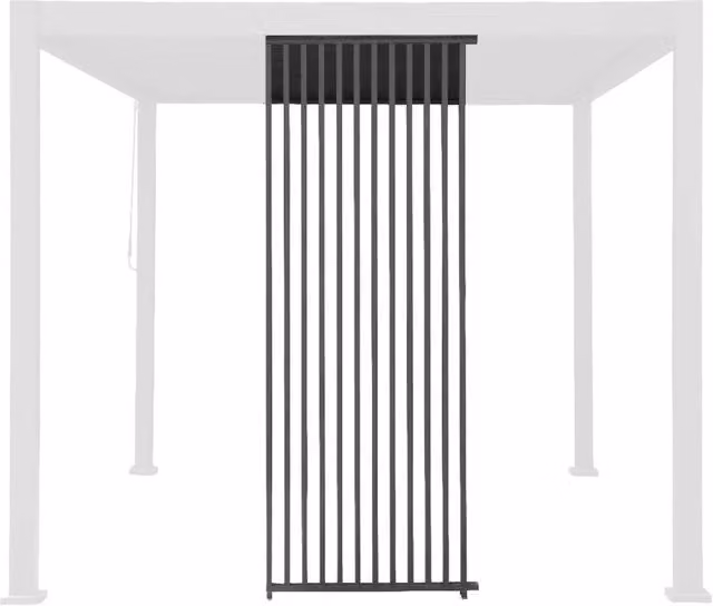 Triomphe persiana verticale in alluminio a lamelle 3m, antracite