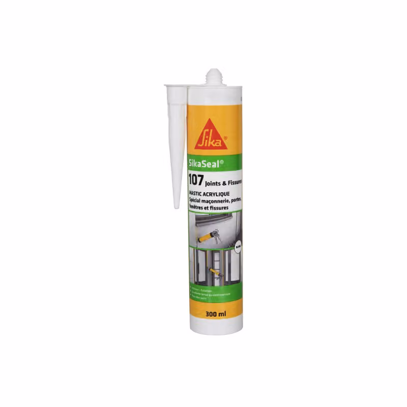 SIKA Sikaseal Acrylic Sealant 107 per giunti e fessure - Bianco - 300 ml