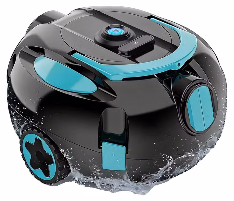 Pulitore automatico per piscine, funzionamento automatico, funzione di autoparcheggio, colore nero (H1)