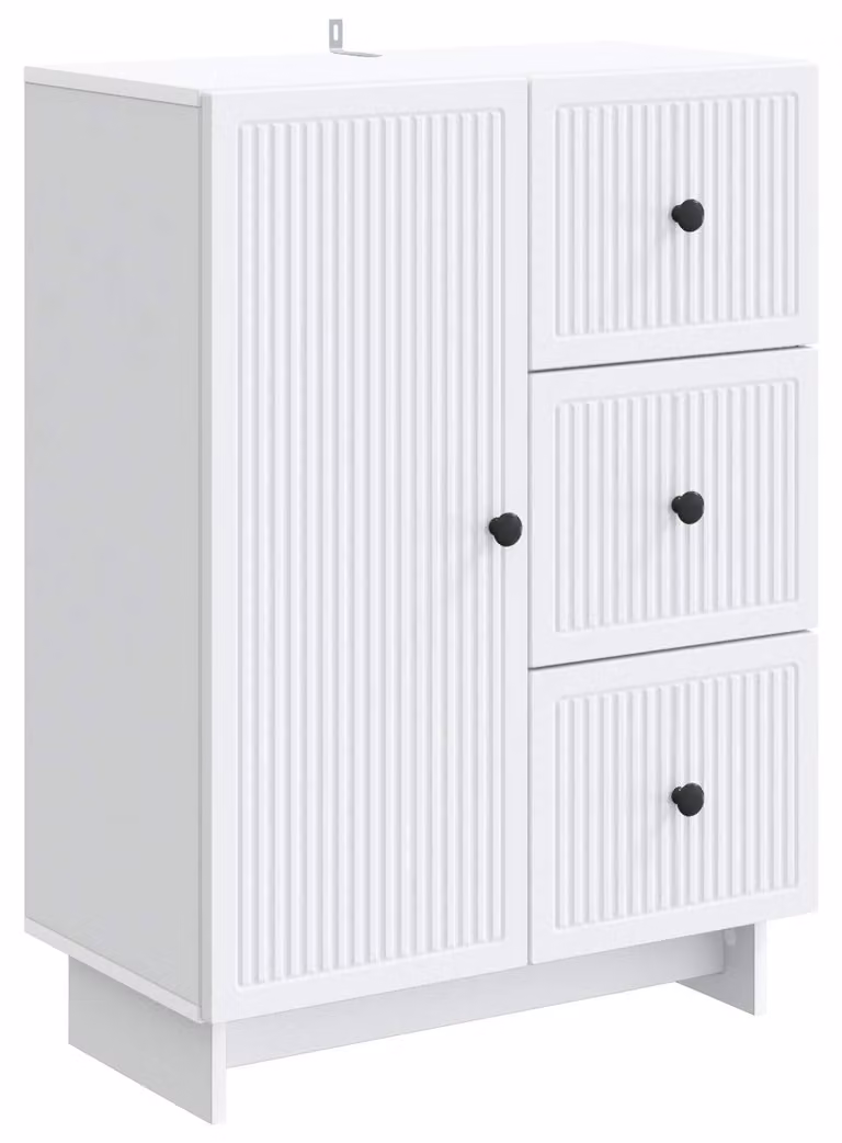 Credenza Bianco 66 x 34,5 x 90 cm Legno ingegnerizzato