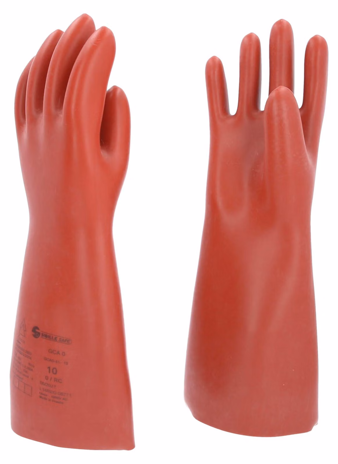 KS TOOLS Guanto di protezione per elettricisti con protezione meccanica e termica, taglia 10, classe 0, rosso ( 117.0007 )