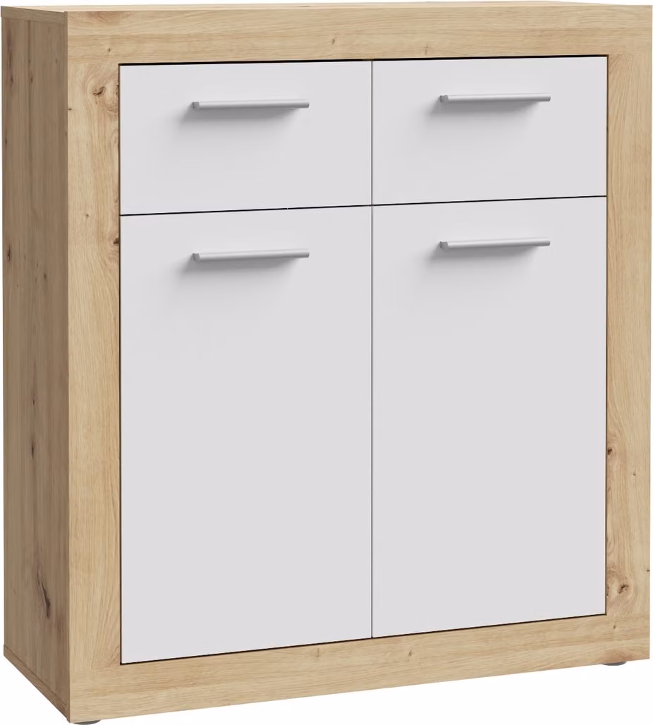 Comodà >La Serena< in rovere Artisan - 83,2x91,5x34 cm (LxAxP)