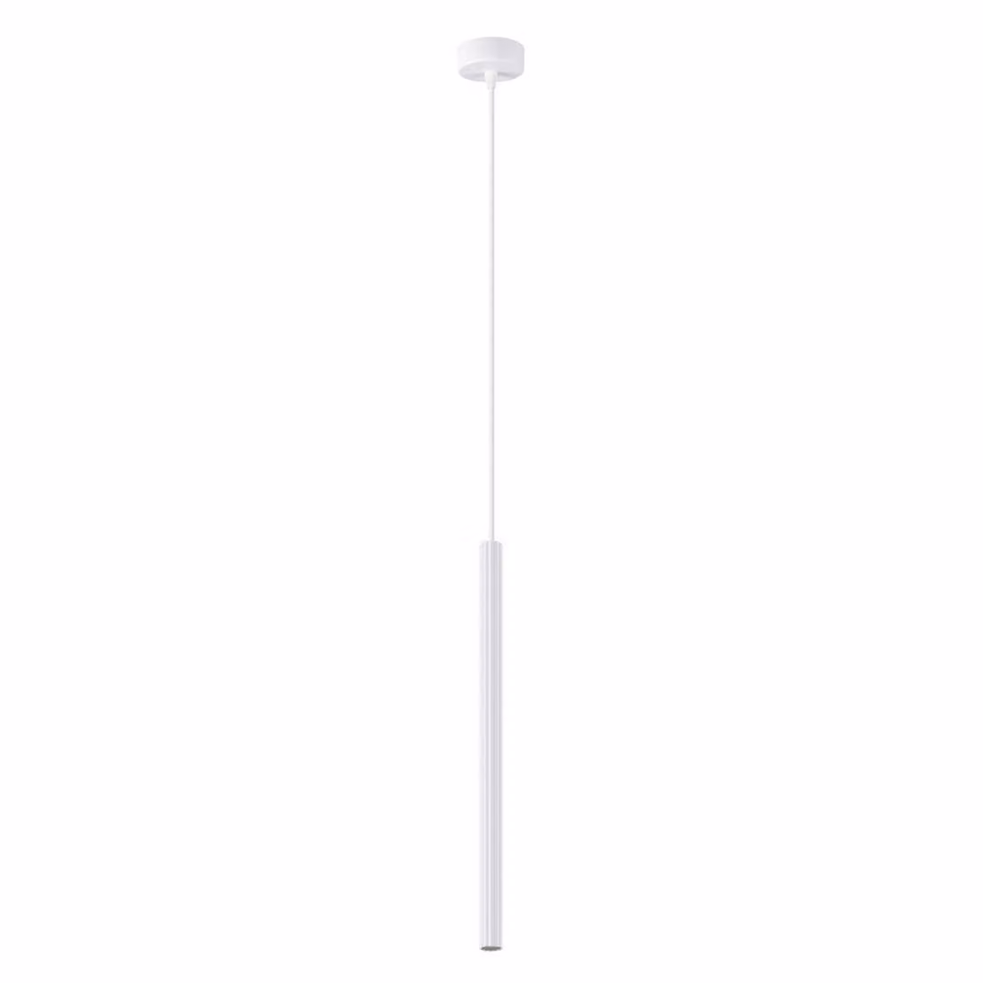 Lampada a sospensione ARCHE 1 bianco 1xG9 8W acciaio 120x8x8cm Sollux Lighting