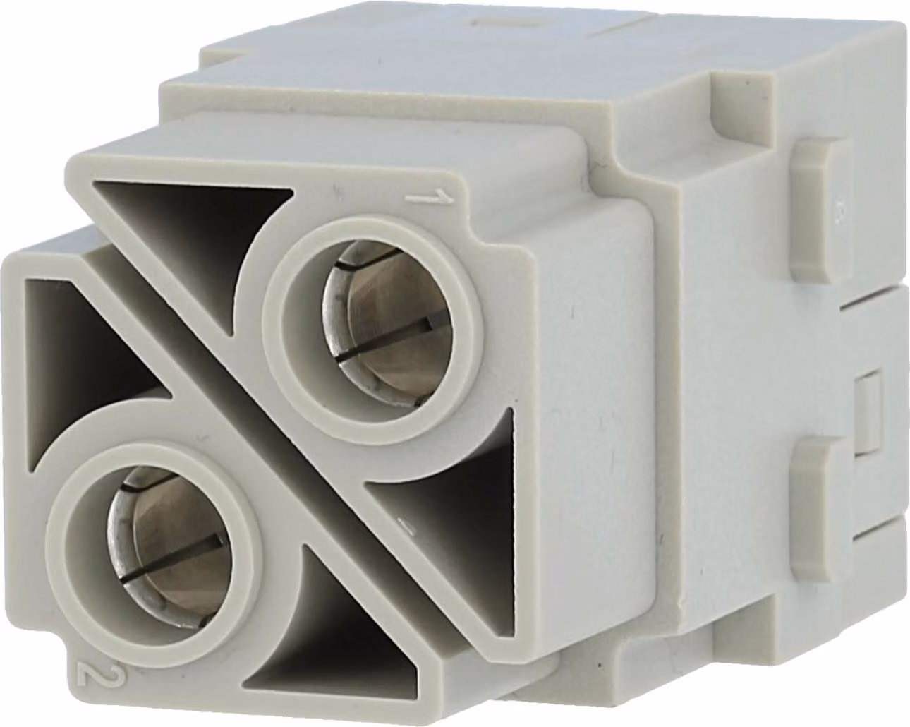 HARTING Han 100 Ampere modulo inserto femmina (F) connessione assiale a vite, 2 poli 1000 V, 100 A - 1 pezzo