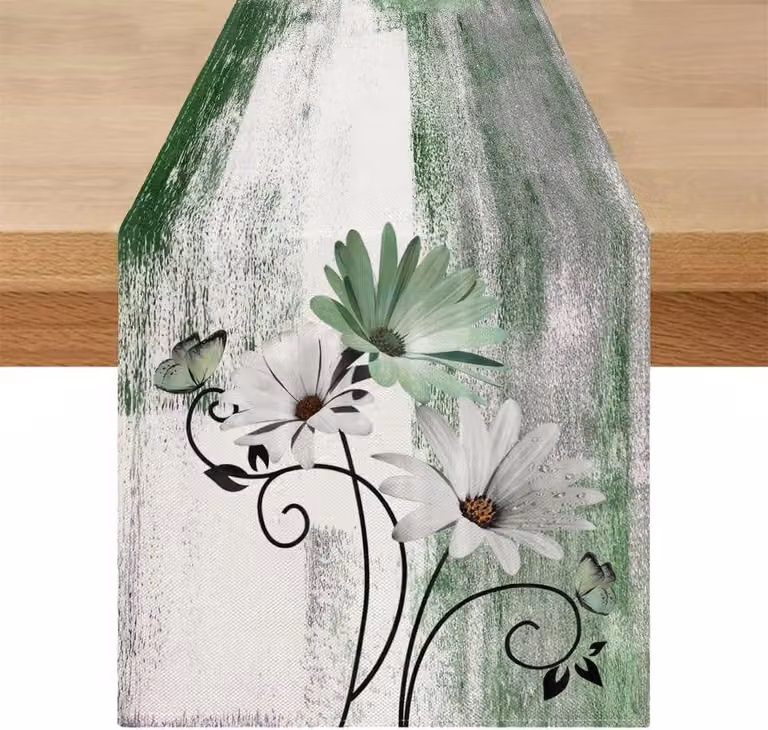 Piastrella in PVC verde, design moderno, 33 x 183 cm, lavabile, resistente agli agenti atmosferici, adatta per uso esterno