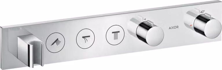 hansgrohe AXOR ShowerSolutions module de thermostat Select 530/90, encastré, 3 consommateurs, set complet, 18356250, 18356250