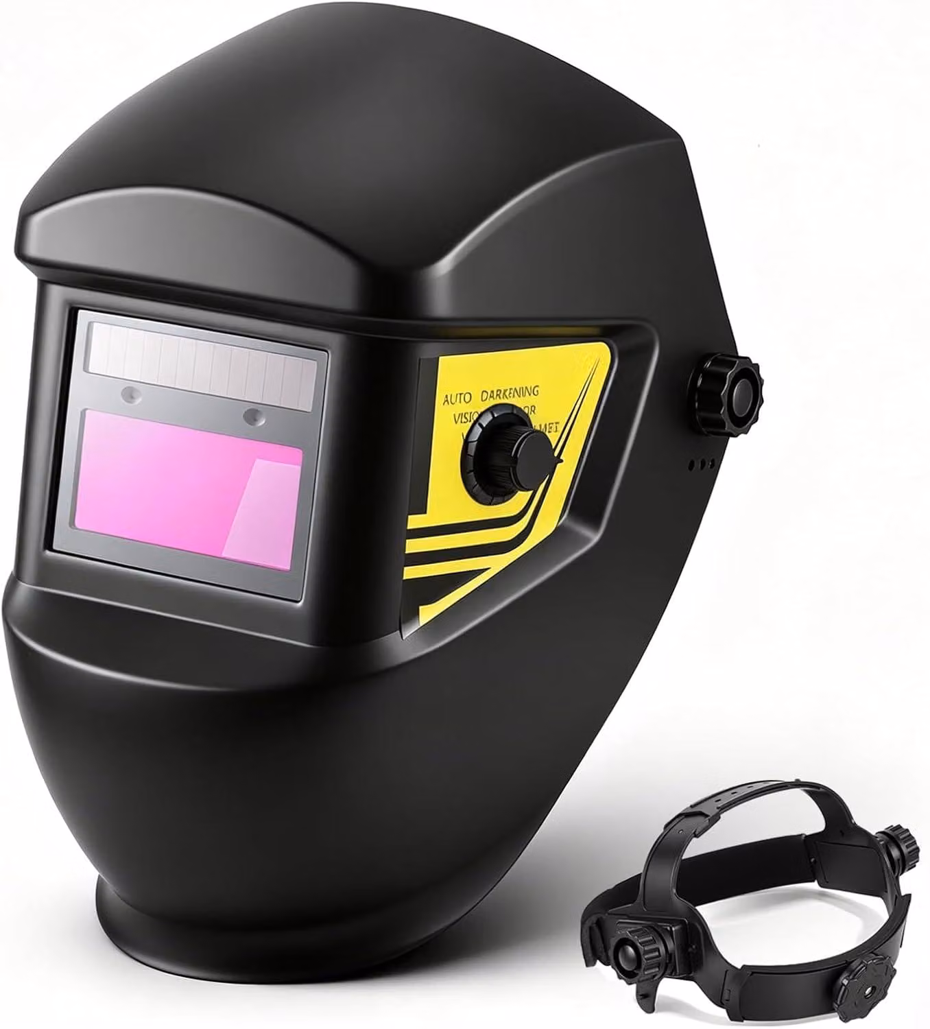 Casco da saldatura automatico, multistrato, alimentato a energia solare, per lavori di saldatura