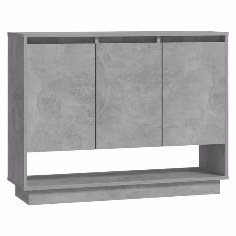 Credenza Grigio Cemento 97x31x75 cm in Truciolato