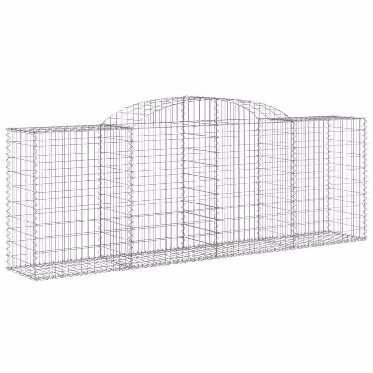 Cesto Gabbione ad Arco 300x50x100/120 cm Ferro Zincato