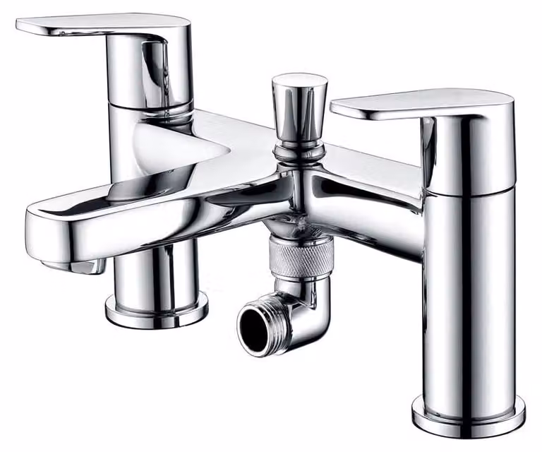 Miscelatore per lavabo e doccia, cromato, in acciaio inossidabile 304, monocomando, da montare a incasso